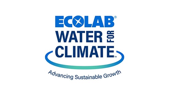 Ecolab Water for Climate logo